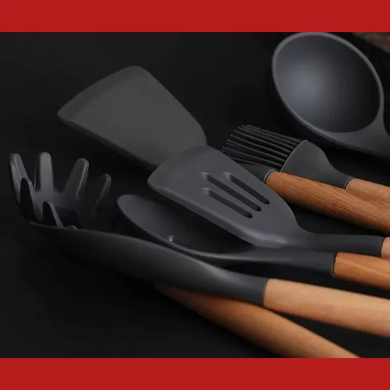 Conjunto com 12 Peças de Utensílios Culinários